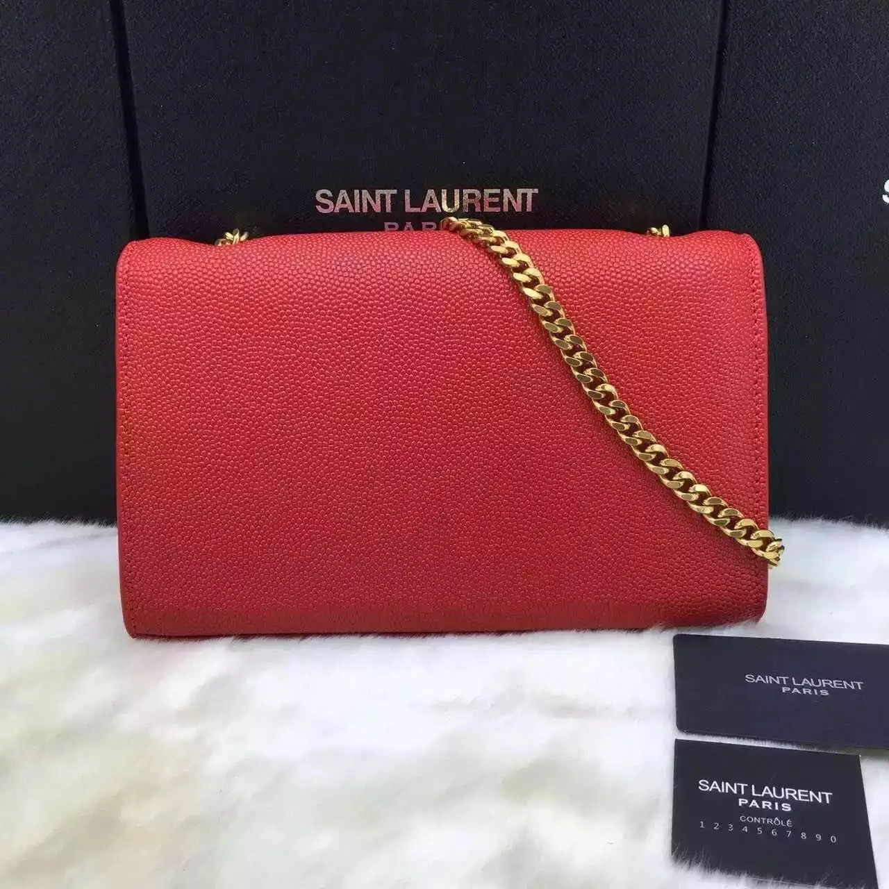 Bolsa Satchel Powder Kate YSL Saint Laurent - Loja Must Have