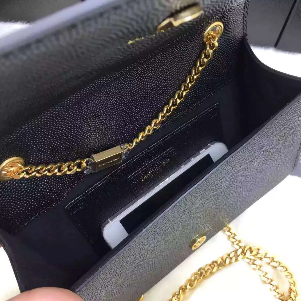 Bolsa Satchel Powder Kate YSL Saint Laurent - Loja Must Have