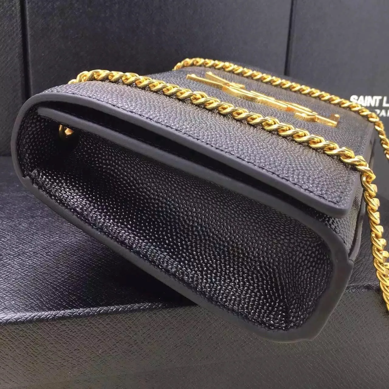 Bolsa Satchel Powder Kate YSL Saint Laurent - Loja Must Have