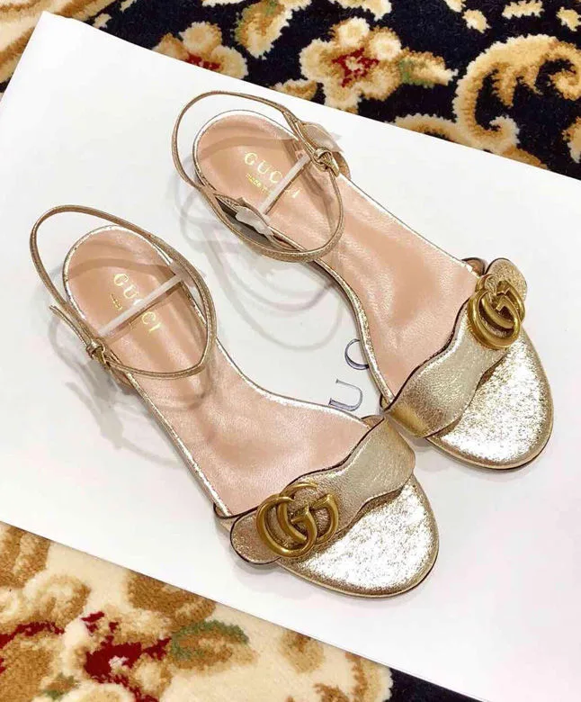 Sandália rasteira Double G Gucci - Loja Must Have