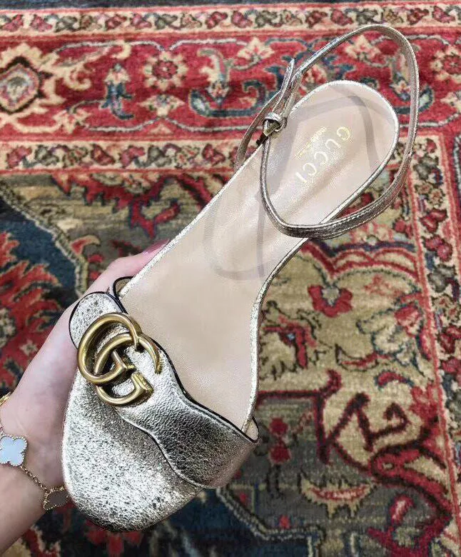 Sandália rasteira Double G Gucci - Loja Must Have