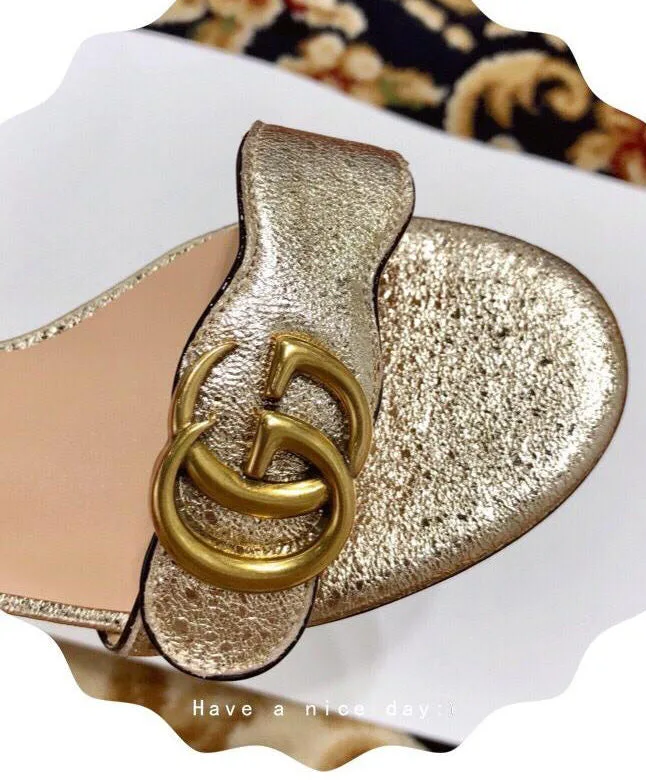 Sandália rasteira Double G Gucci - Loja Must Have