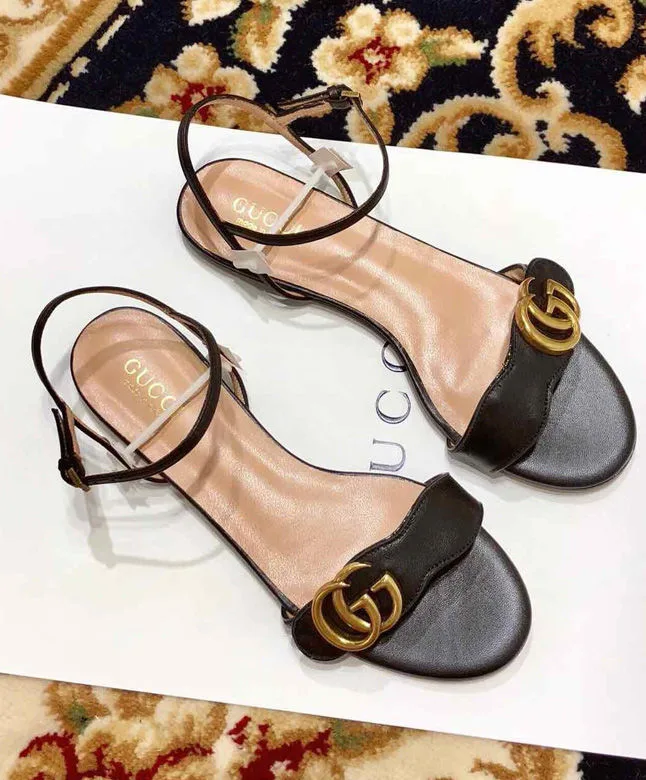 Sandália rasteira Double G Gucci - Loja Must Have