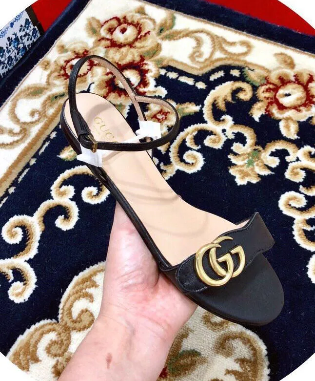 Sandália rasteira Double G Gucci - Loja Must Have