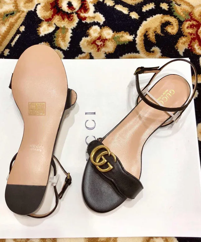 Sandália rasteira Double G Gucci - Loja Must Have