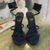 Sandália Salto Rene Caovilla Cleo Strass - Loja Must Have