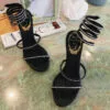 Sandália Salto Rene Caovilla Cleo Strass - Loja Must Have