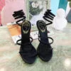 Sandália Salto Rene Caovilla Cleo Strass - Loja Must Have