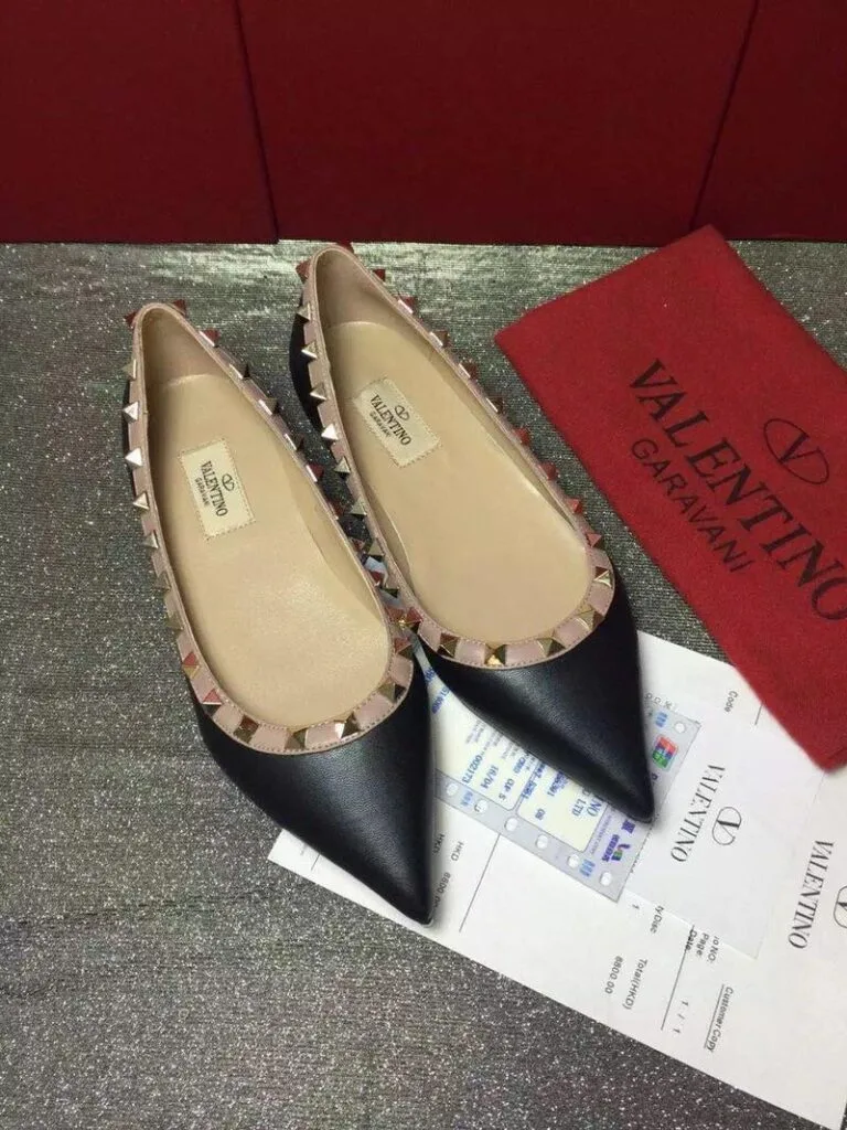 Sapatilha Rockstud Ballerina Opaca Valentino - Loja Must Have