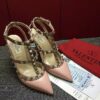 Sandália Slingback Studded couro opaco Valentino - Loja Must Have