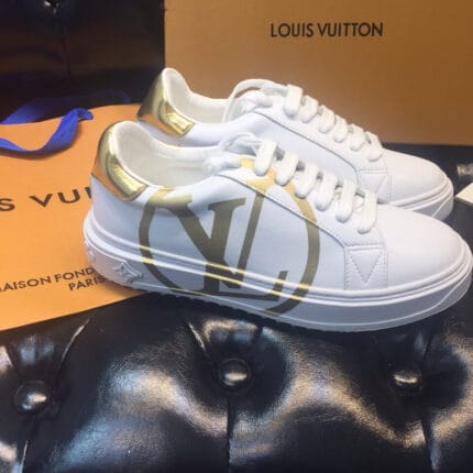 Tênis sneaker Time Out Logo Louis Vuitton - Loja Must Have