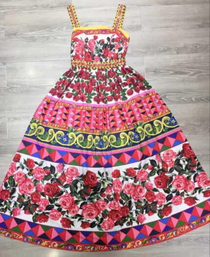 Vestido Mambo Print Dolce&Gabbana Inspired - Loja Must Have